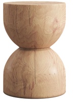 Table basse en bois de pin massif nordique, tabouret en bois de racine, table à thé sculptée, table d'appoint en racine d'arbre, chaise de salon, sans assemblage