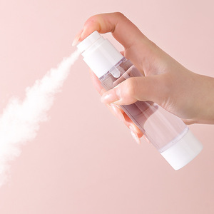 Clear Lotion <b>Dispenser</b> <b>Bottle</b> With Vacuum Seal Cap 100Ml For Toner Sample Vial - Product Image 4