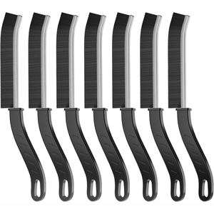 Cepillo para limpiar ranuras de ventanas, cepillo para limpiar huecos de baño, cepillo de cerdas duras para limpiar grietas - Product Image 2