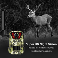 Meilleure Vente 2026 – Caméra de Chasse Numérique 4K Étanche 4G à Vision Nocturne Solaire avec Application CMOS pour Mini Caméras CS09
