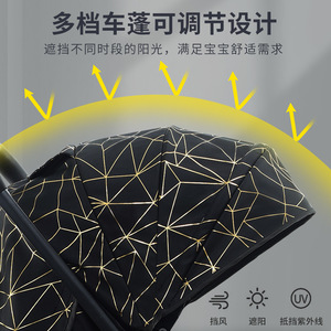 משקל קומפקטי קל העגלה תינוק collcent מותאם אישית עגלות רולים עבור נסיעות מטוס נסיעות - Product Image 5