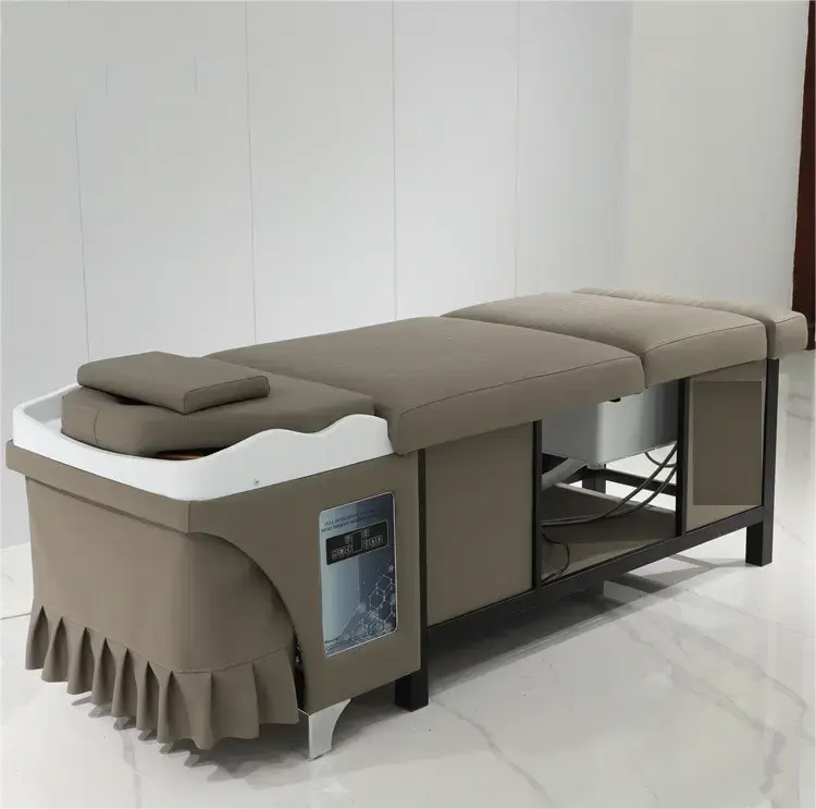 Diant Salon Meubels Thaise Stijl Massage Kapper Koninklijke Hoofd Therapie Shampoo Bed Met Watercirculatie En Stoomboot