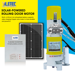 Moteur de porte à roulement YL avec batterie de secours AC contrôleur de moteur de <span class=keywords><strong>volet</strong></span> <span class=keywords><strong>roulant</strong></span> UPS et garantie de panneau <span class=keywords><strong>solaire</strong></span> pendant 3 ans - Product Image 2