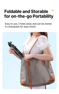 Trípode de luz de relleno para selfie Ulanzi MA09 de alta calidad para <span class=keywords><strong>iPhone</strong></span> 16 15 <span class=keywords><strong>14</strong></span> 13 <span class=keywords><strong>Pro</strong></span> <span class=keywords><strong>Max</strong></span> con soporte de cabeza de bola panorámica de Control remoto - Product Image 6