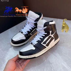 Baskets montantes vertes et blanches pour femmes, à lacets, chaussures décontractées tendance pour le style urbain - Product Image 3