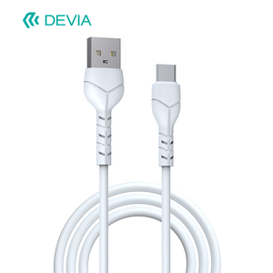 <span class=keywords><strong>C</strong></span>âble de charge rapide <span class=keywords><strong>USB</strong></span> 3.2 Type-<span class=keywords><strong>C</strong></span> blanc 1M 2.1A pour téléphone portable, matériau PVC, certifié CE RoHS - Product Image 1