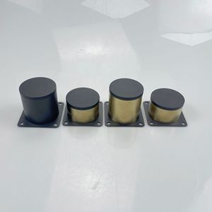 Patas Redondas de Acero Inoxidable Lu Ye de 3, 5, 6, 8 y 10 cm en Dorado y Negro para Muebles, Sofás, Mesas y Gabinetes - Product Image 3
