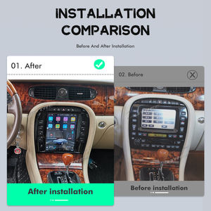 Autoradio 9,7 pouces Android 13 pour Jaguar XJ XJL 2004-2008, CarPlay sans fil, lecteur multimédia, GPS, navigation DSP, CarPlay - Product Image 3
