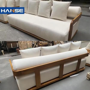 ชุดเฟอร์นิเจอร์สวนหรูหราทันสมัย กันน้ำ ทำจากหวายเชือกถัก พร้อมเตาผิงกลางแจ้ง <span class=keywords><strong>โซฟา</strong></span>ไม้สักอะลูมิเนียมสำหรับกลางแจ้ง - Product Image 3