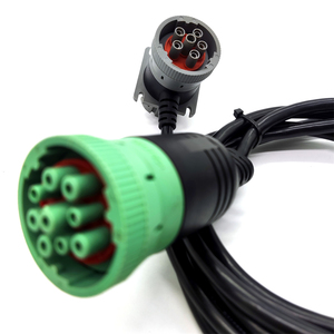 J1939 type 2插头至OBD2插座和J1708 T ELD电缆全球定位系统跟踪器重型卡车电缆发动机通用分析仪 - Product Image 5