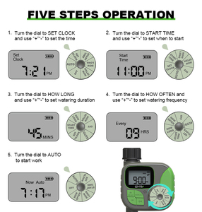 <strong>Best</strong> Seller Outdoor Automatic <strong>Garden</strong> <strong>Water</strong> <strong>Timer</strong>-<strong>Water</strong>-proof &amp; Eco-Friendly Green+Gray Tap <strong>Hose</strong> <strong>Timer</strong> - Product Image 4