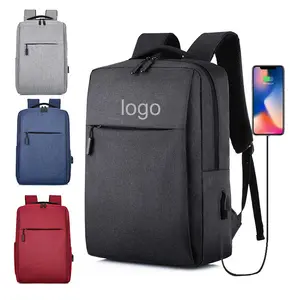 Omaska mochila masculina personalizada, logotipo gratuitamente, usb, carregador de viagem, laptop, mochila traseira