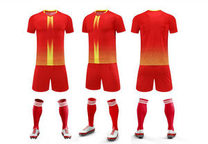 男性用に印刷されたサッカーユニフォームチーム用に印刷された半袖スポーツトレーニングユニフォーム男性用に印刷されたサッカーユニフォーム - Product Image 6