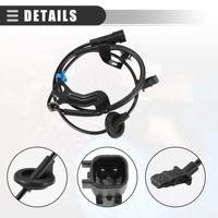 Sensor ABS trasero derecho BST, sensor de velocidad de rueda, para Mitsubishi Outlander II 4WD 2006-2012, plástico, No.4670A582, negro