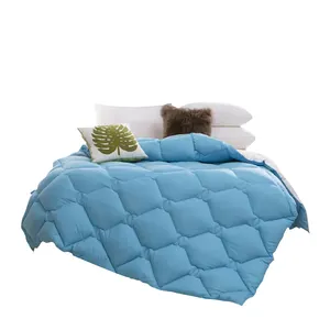 Factory wholesale cheap promotional microfiber polyester reversible quilt / comforter / duvet