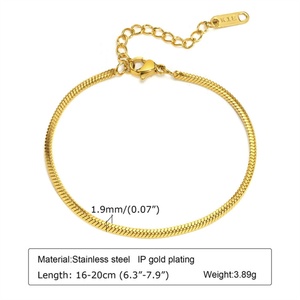 Joyería de Diamantes Simple Estilo Europeo Americano, Brazalete de Acero Inoxidable para Mujer, Accesorios de Moda de Lujo, Pulseras con Piedras - Product Image 4