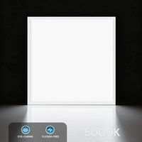 Dalle Lumineuse LED Encastrable Rétroéclairée Carrée pour Projets Commerciaux, Éclairage de Bureau, 600x600 60x60 (2x2 2x4 ft)