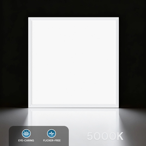 Đèn panel LED âm trần chiếu sáng phía sau, hình vuông, kích thước 2x2, 2x4 ft (600x600, 60x60), dùng cho chiếu sáng văn phòng, dự án thương mại. - Product Image 3