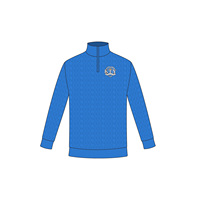 Pull en coton gaufré pour homme, anti-plis, anti-boulochage, avec fermeture éclair, logo personnalisé, tricot torsadé, collection automne