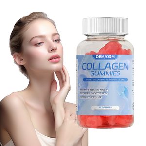 Bonbons gélifiés au collagène et à la vitamine C, antioxydant et éclaircissant pour la peau, complément beauté avec biotine, production certifiée GMP - Product Image 1