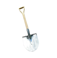 Di alta qualità resistente in acciaio inox lucido di grandi dimensioni forcella da giardino vanga in vero legno manico originale produttore