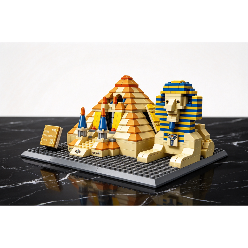 Landmark Block Historic Landmark Architecture Building Blocks Giza Pyramids Prophet's ...