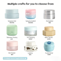 Nouvel Arrivage Pots en Plastique Vides 4g 15g 30g 50g pour Gel de Construction OEM/ODM Pots de Gel UV Personnalisés avec Couvercle Fournisseur de Pots Cosmétiques Ronds