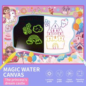 ของเล่นเสริมพัฒนาการเด็ก จอร์ยา แผ่นวาดภาพเรืองแสงในที่มืด ขนาด 100x70 ซม. แผ่นวาดภาพน้ำวิเศษ - Product Image 2