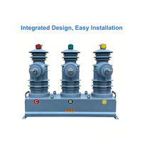 Disjoncteur à vide intelligent triphasé Shubang ZW32, prix usine, 12 kV, 24 kV, 36 kV, avec réenclencheur automatique, pour poteaux de moyenne tension