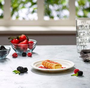 100% Compostable Paper <b>Plates</b> 3 Compartment <b>Disposable</b> <b>Plates</b> Heavy-Duty Quality, Natural Bagasse - Product Image 3