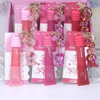 Grossiste d'usine, gloss à lèvres hydratant, brillant à lèvres, rouge à lèvres, imperméable, non décolorant, anti-adhésif, porte-clés