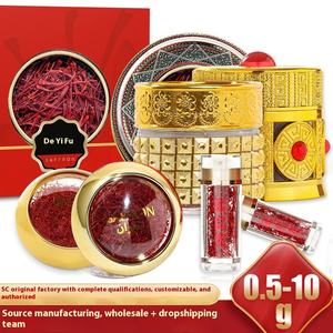 Thé fleuri au safran sain, saveur d'herbes aromatiques, épices et herbes uniques - Product Image 2