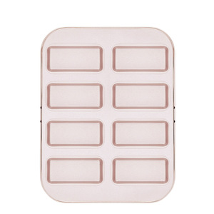 Financier Cake Mold 8 Cavity Non Stick Rectangle <b>Baking</b> Pan For Home Use - Product Image 2