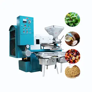 oil pressing processing milling home palm refined oil coconut peanut oil press machine