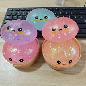 ของเล่นบีบตุ๊กตาซาลาเปาแบบนุ่ม ของเล่นบีบมีกลิตเตอร์ รูปทรงอาหาร ของเล่นบีบคลายเครียด บีบแล้วคืนรูปช้าๆ ของเล่นบีบเพื่อผ่อนคลายประสาทสัมผัส - Product Image 2