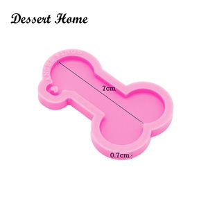 DY0645 brillant soldat porte-clés Silicone époxy moule résine artisanat, pistolet polymère argile <span class=keywords><strong>chocolat</strong></span> Fondant Sugarcraft moules à gâteaux - Product Image 4