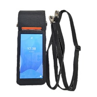 Système de point de vente mobile Android 14 de 5,5 pouces pour paiement sans argent liquide, NFC, Wi-Fi, Bluetooth et connectivité USB avec sac de protection en option
