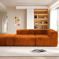 Canapé Boucle Compressé Sous Vide en Gros avec Chaise Longue, Vente Directe Usine, OEM ODM, Couleur Personnalisée