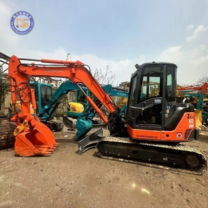 รถขุดไฮดรอลิกแบบตีนตะขาบฮิตาชิ รุ่นยอดนิยมปี 2018 มือสองคุณภาพสูง Zaxis65 พร้อมเครื่องยนต์สำหรับขาย - Product Image 1