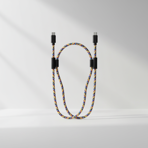 Cavo <span class=keywords><strong>Dati</strong></span> 240W per Ricarica Rapida 2 in 1, Cordino per Cellulare Tipo C a C con Cavo da Collo - Product Image 1