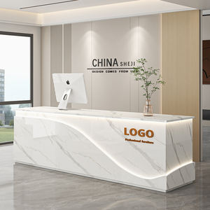 受付カスタマイズ可能なアセンブリウッドオフィスモダンシンプル工場直販 - Product Image 4