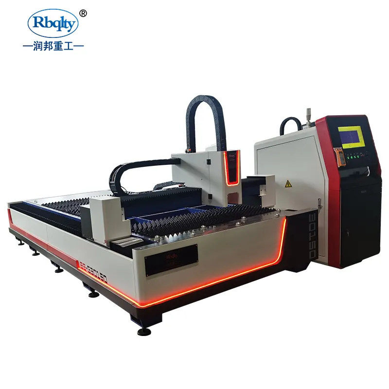 China cnc hot sale Rbqlty 2000W 1500W 1000W fiber laser cutting machine