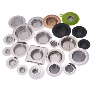 Crépine écologique de filtre d'évier de cuisine à domicile en acier inoxydable de 4.5 pouces de conception à large bord OEM - Product Image 6