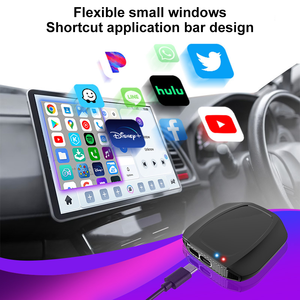Autommi Adaptador Inalámbrico para Carplay, Dispositivo Electrónico Portátil para Coche, Módulo Multimedia, Dongle, Caja Negra, Android, <span class=keywords><strong>Netflix</strong></span> - Product Image 2