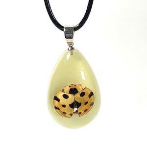 2025 nuevo colgante de collar de <span class=keywords><strong>insectos</strong></span> reales para niños suministro de fábrica joyería de resina colgante que brilla en la oscuridad - Product Image 4
