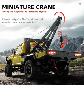 MN82T 1:12 2.4G RC Crawler Hoist 4WD Camioneta Todoterreno Lista para Escalar con Control Remoto de 50m, Batería AA y Cable USB - Product Image 4