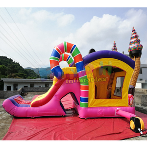 Castello Gonfiabile Combo Sugar Shack, Casa Rimbalzante a Tema Gelato, Castello Saltante - Product Image 4