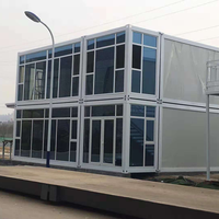 Conteneur maritime préfabriqué en acier moderne de 20 pieds et 40 pieds pour hôtel/villa, abri extérieur portable, maison mobile, conteneur plat préassemblé - Chine