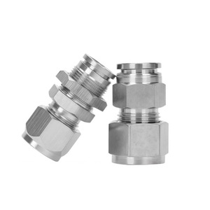 Baocn Stainless Steel <b>Quick</b> Coupler PZ PM PMK 4 6 8 10 12 14 Threaded Pneumatic <b>Connector</b> Locknut Type - Product Image 4