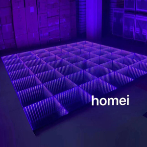 Miroir de danse 3D Portable pour <span class=keywords><strong>DJ</strong></span> de Club de mariage, panneau de danse RGB, plancher de scène - Product Image 5
